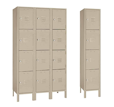 FOUR TIER METAL LOCKER
